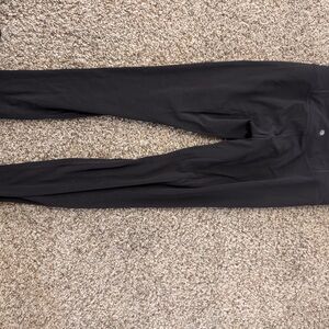 Athleta Black and White Leggings elation ultra high rise double up tight legging